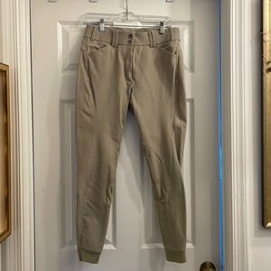 Ariat TriFactor Beige Riding Breeches 28L